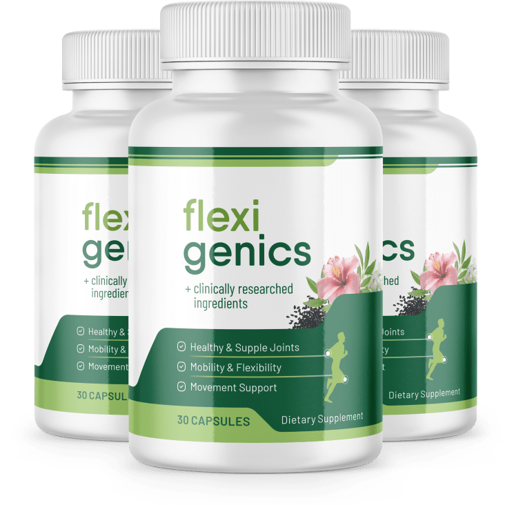 Flexigenics 2 plus 1 bottle Most Popular package